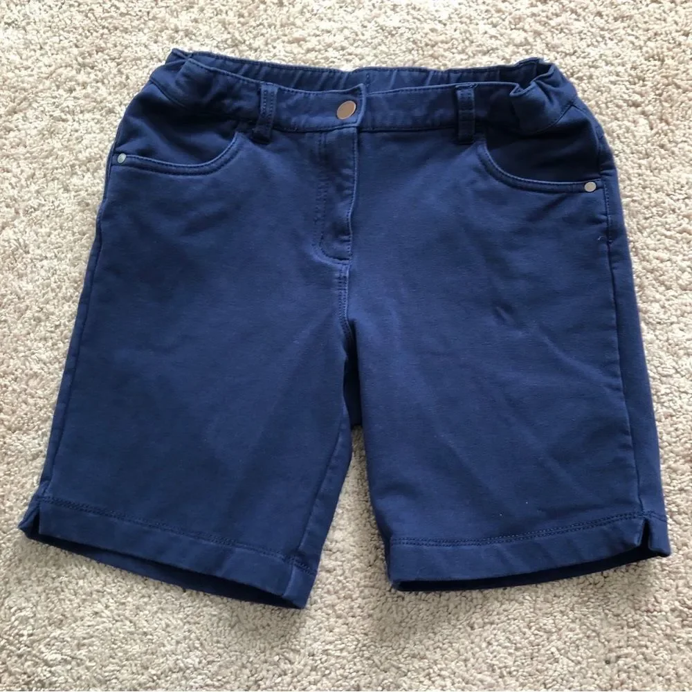 Hanna Andersson Shorts Blue‎ Bermuda Girls 10
